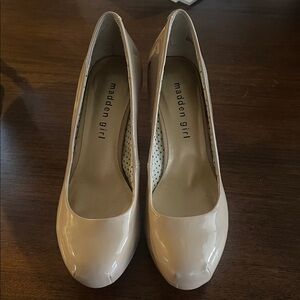 Madden Girl Beige Heels